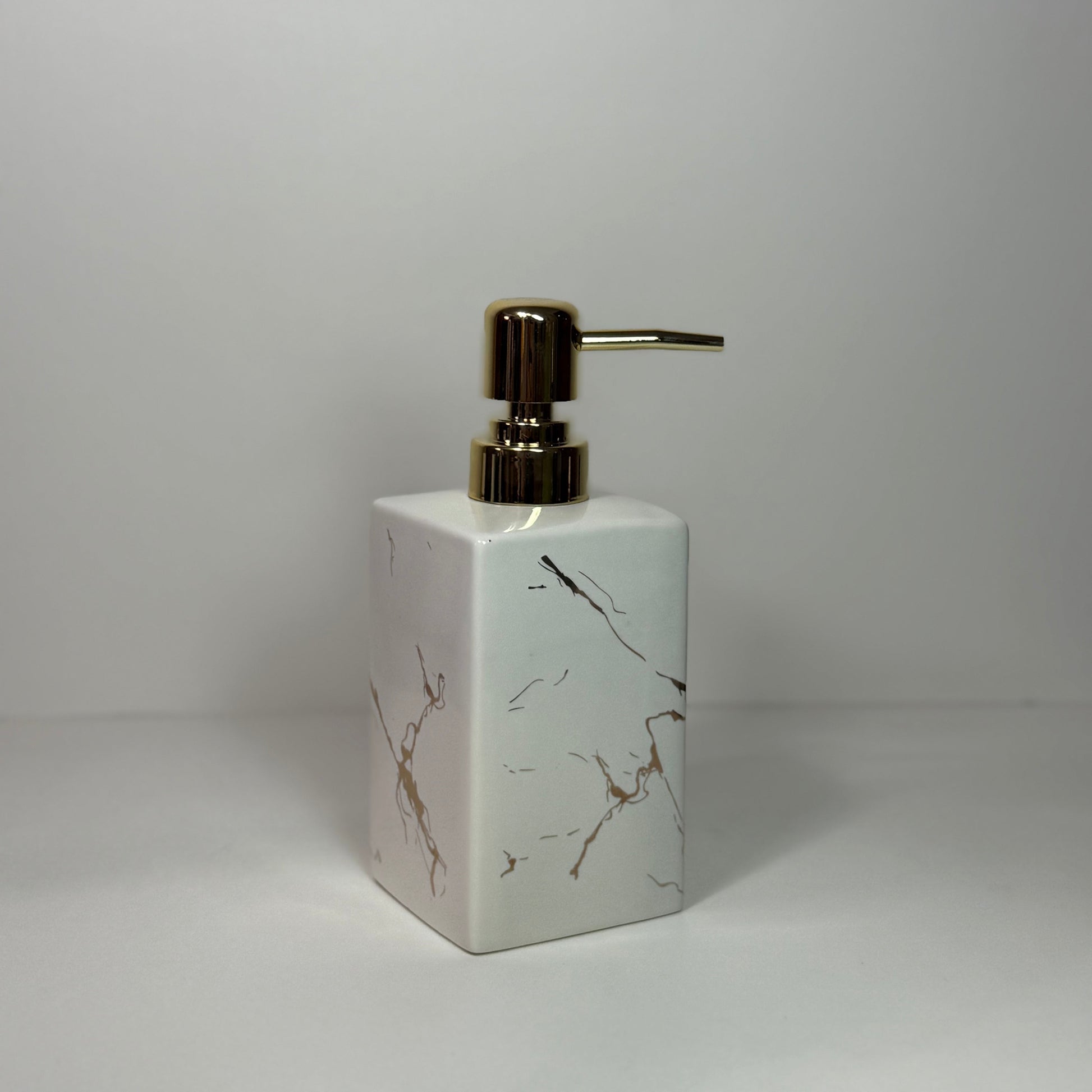Bathroom elegant ceramic soap dispenser, 450mL