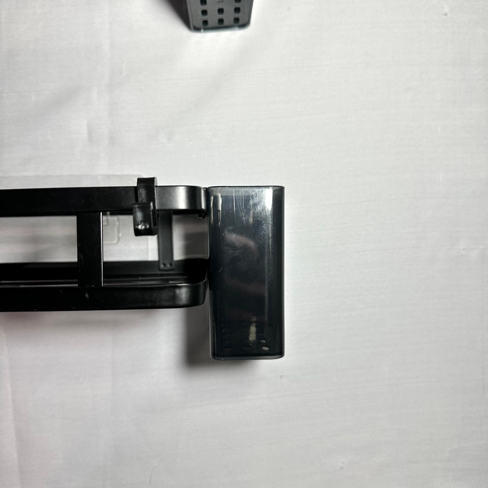 Bathroom storage rack with adhesive band set, 25cm x 25cm x 5cm, 2 pcs