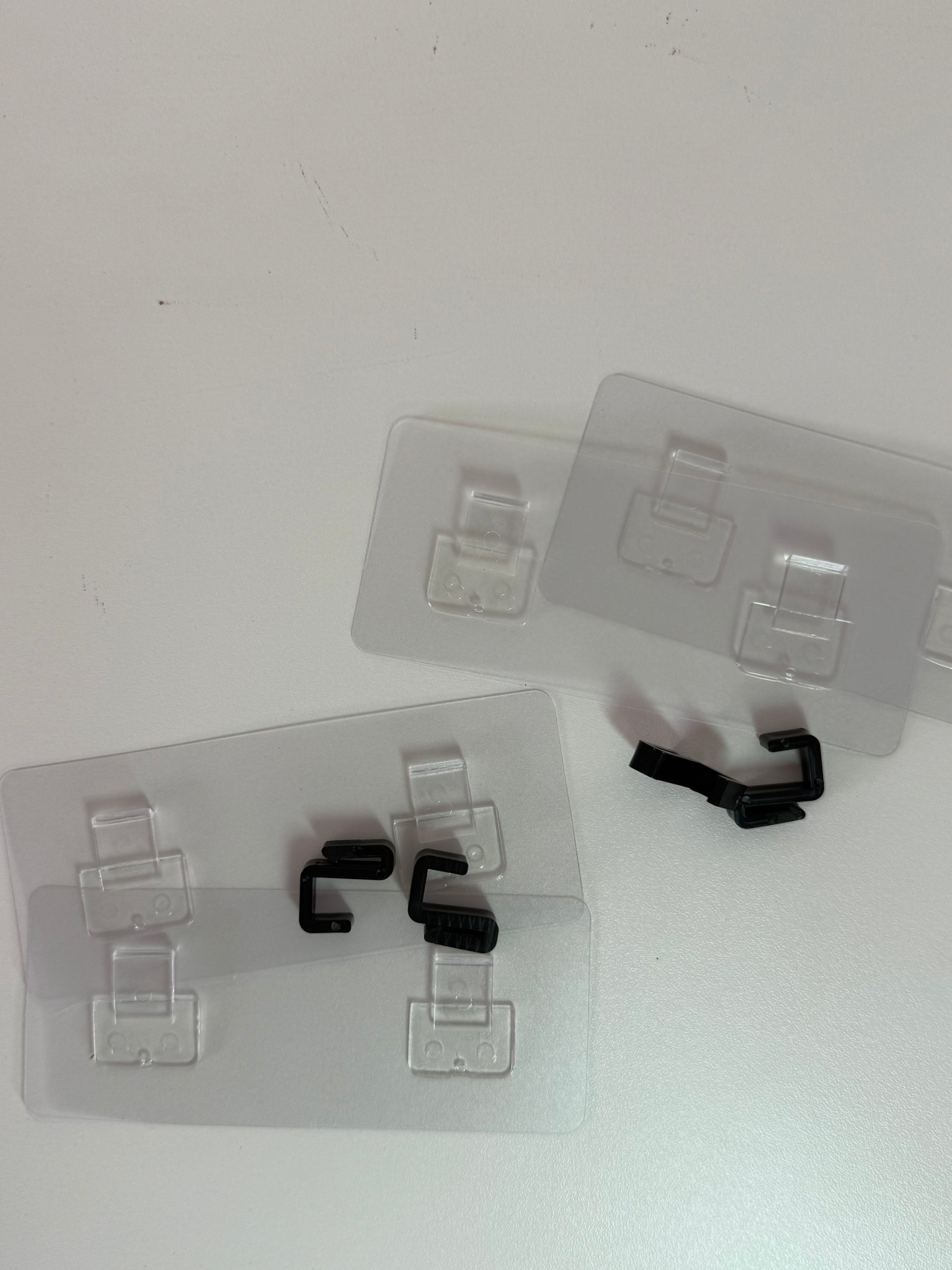 Bathroom storage rack with adhesive band set, 25cm x 25cm x 5cm, 2 pcs