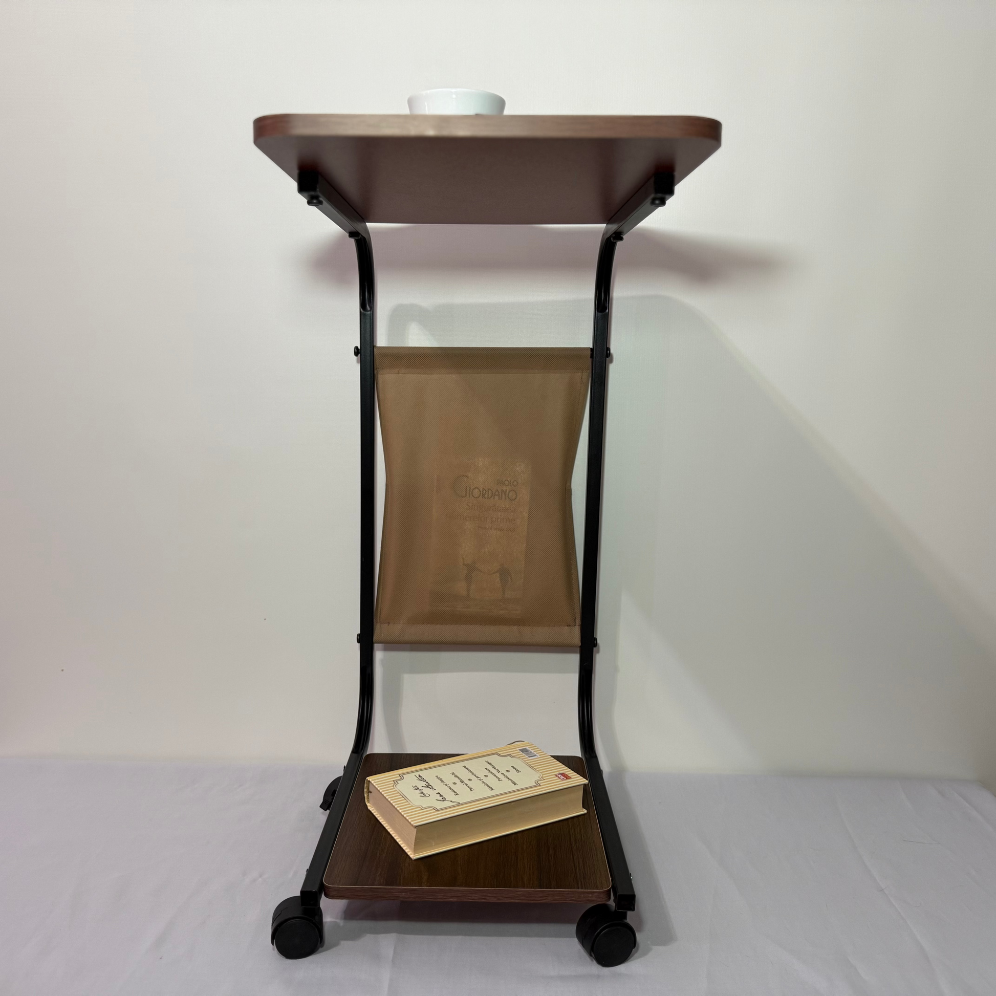 Roller coffee table, 4 wheels, 40cm x 29cm x 60cm