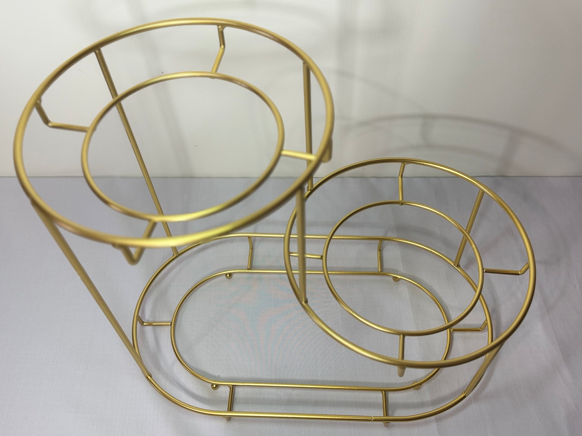 Metal cosmetics storage rack, 37cm x 25cm x 33cm