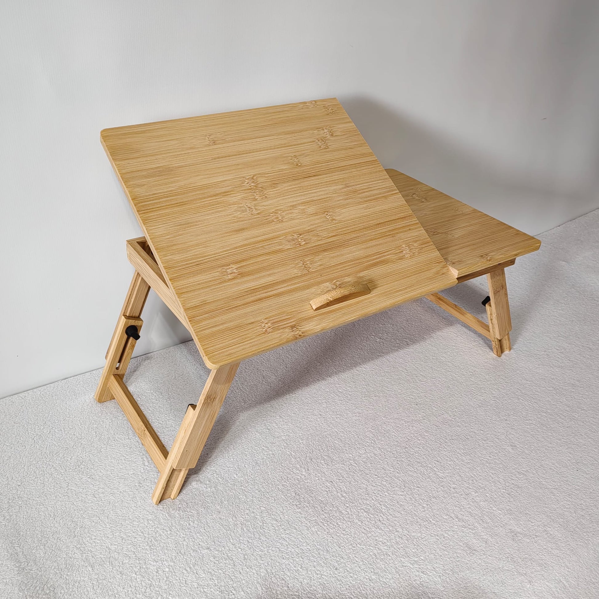 Masuta de laptop / mic dejun / cafea din bambus, 55cm x 35cm x 28cm