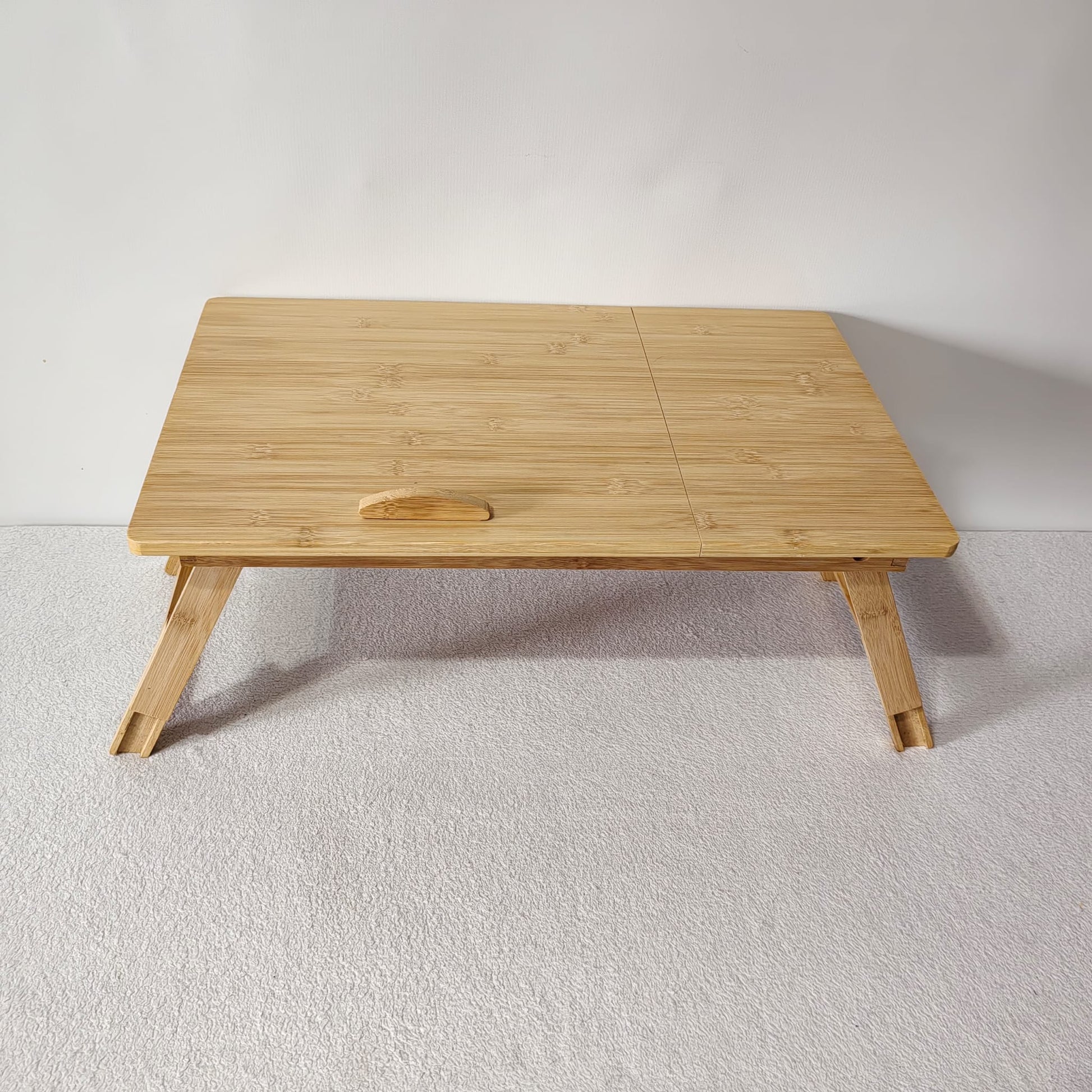 Masuta de laptop / mic dejun / cafea din bambus, 55cm x 35cm x 28cm