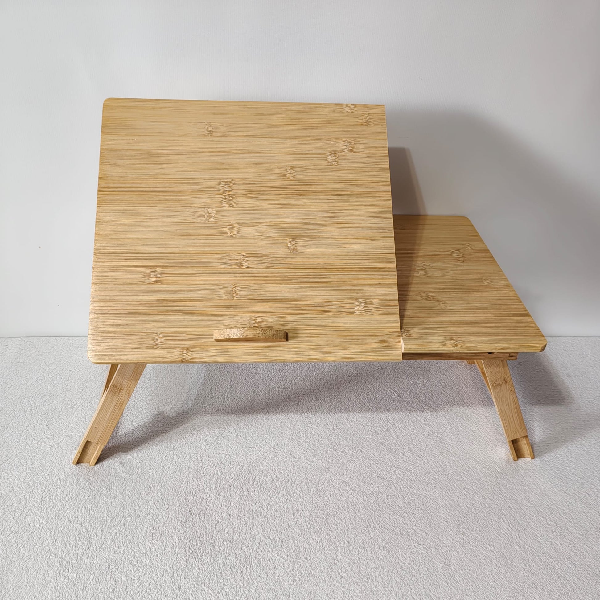 Masuta de laptop / mic dejun / cafea din bambus, 55cm x 35cm x 28cm