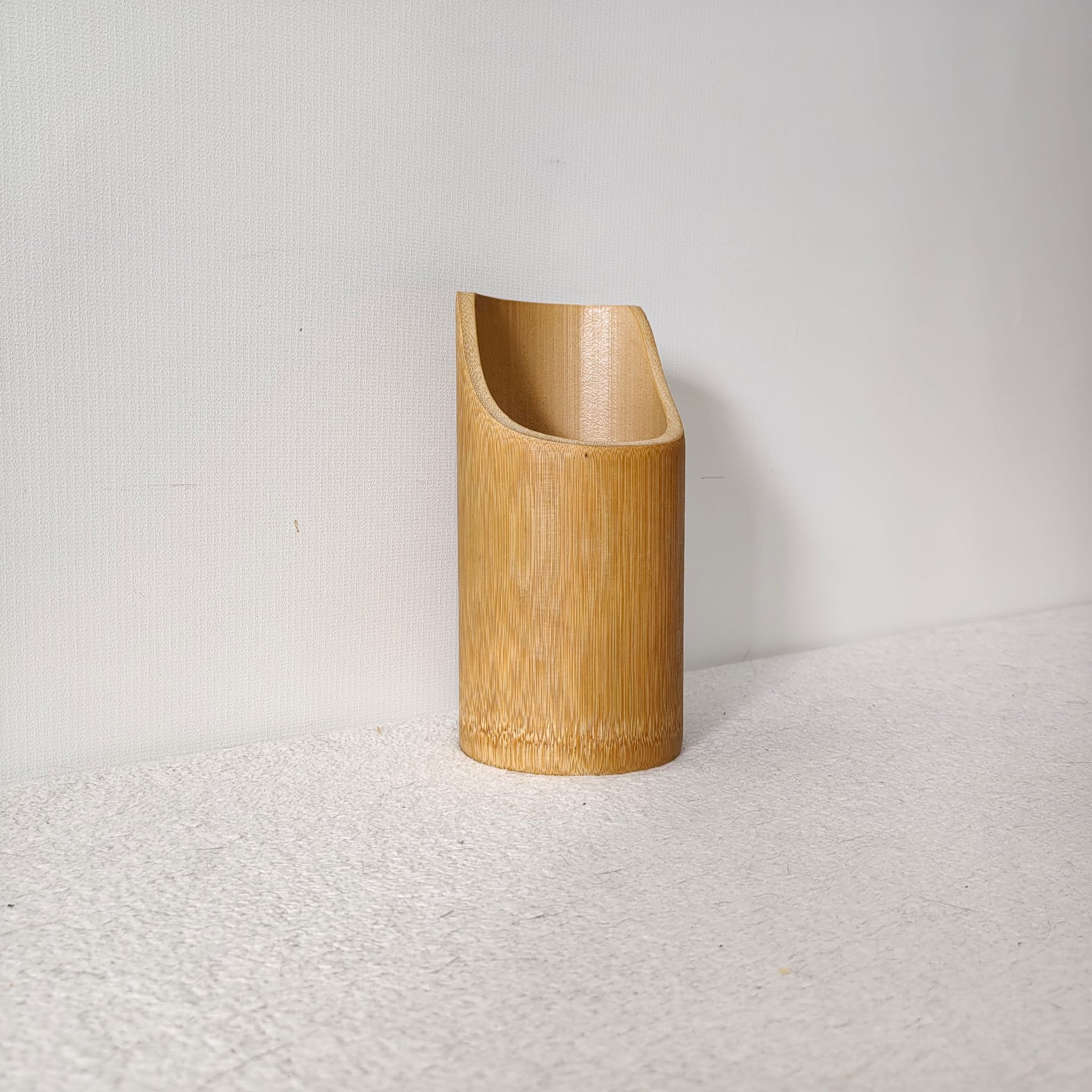 7 bamboo kitchen utensils with bamboo holder set, 30cm x 8cm