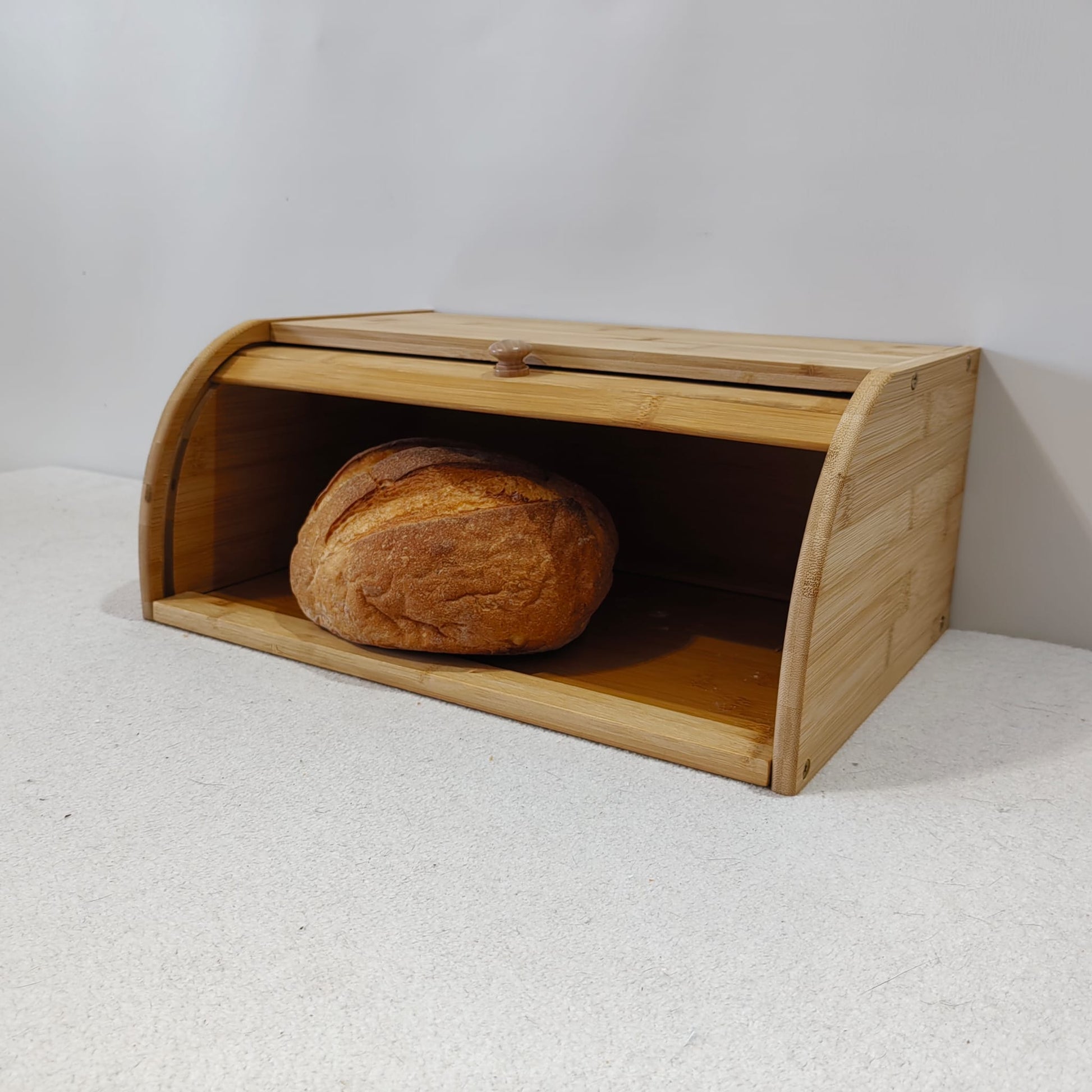 Cutie pentru depozitare pâine din bambus, 27cm x 40cm x 17cm
