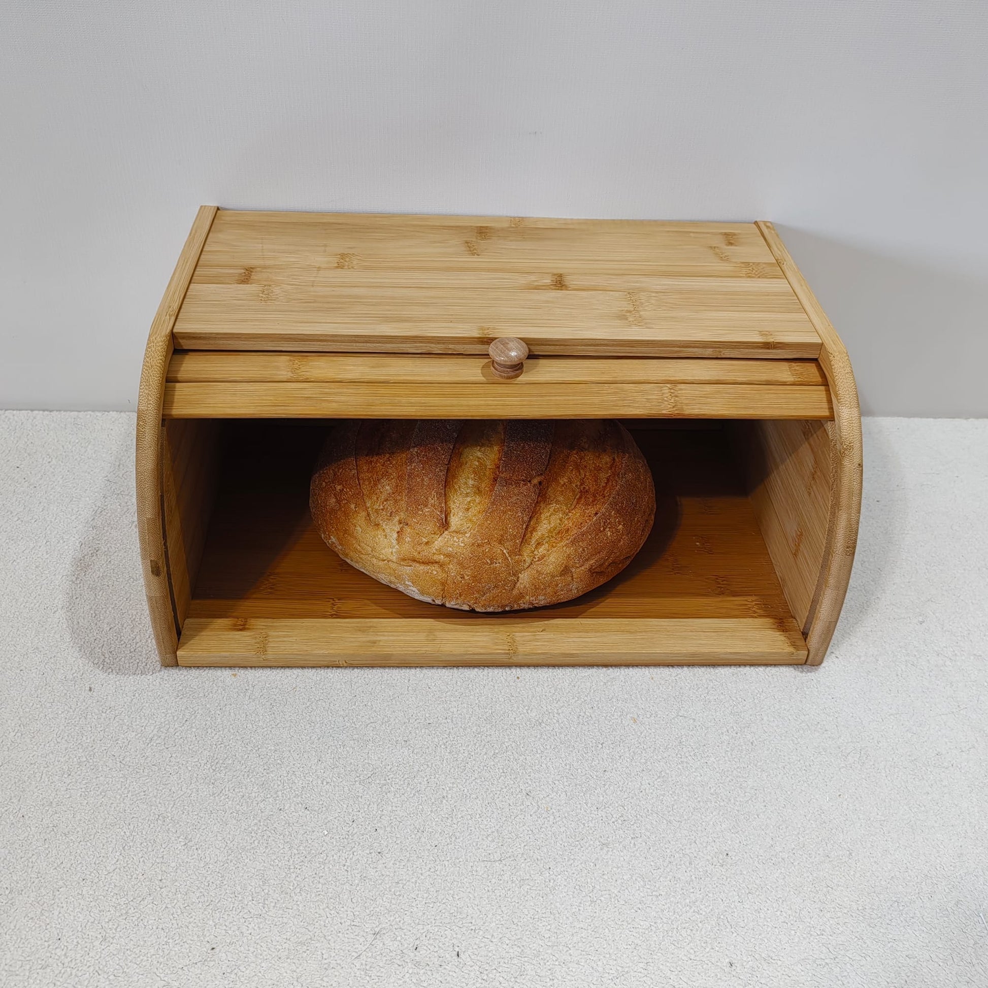 Cutie pentru depozitare pâine din bambus, 27cm x 40cm x 17cm